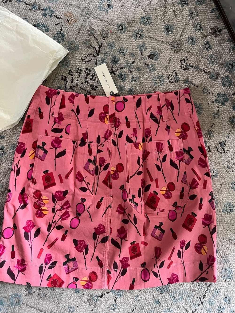 NWT Anthro Maeve The Anisa Makhoul Colette Mini Skirt - Picture 12 of 16
